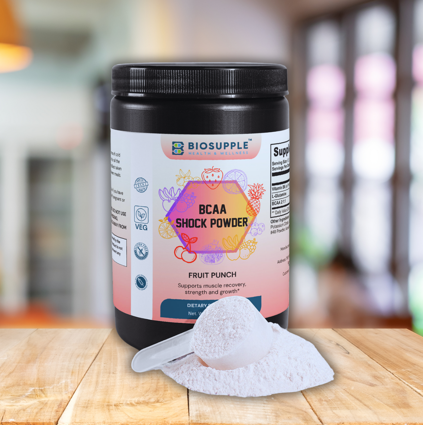 Maximize Your Performance with BCAA Shock Powder (Fruit Punch)