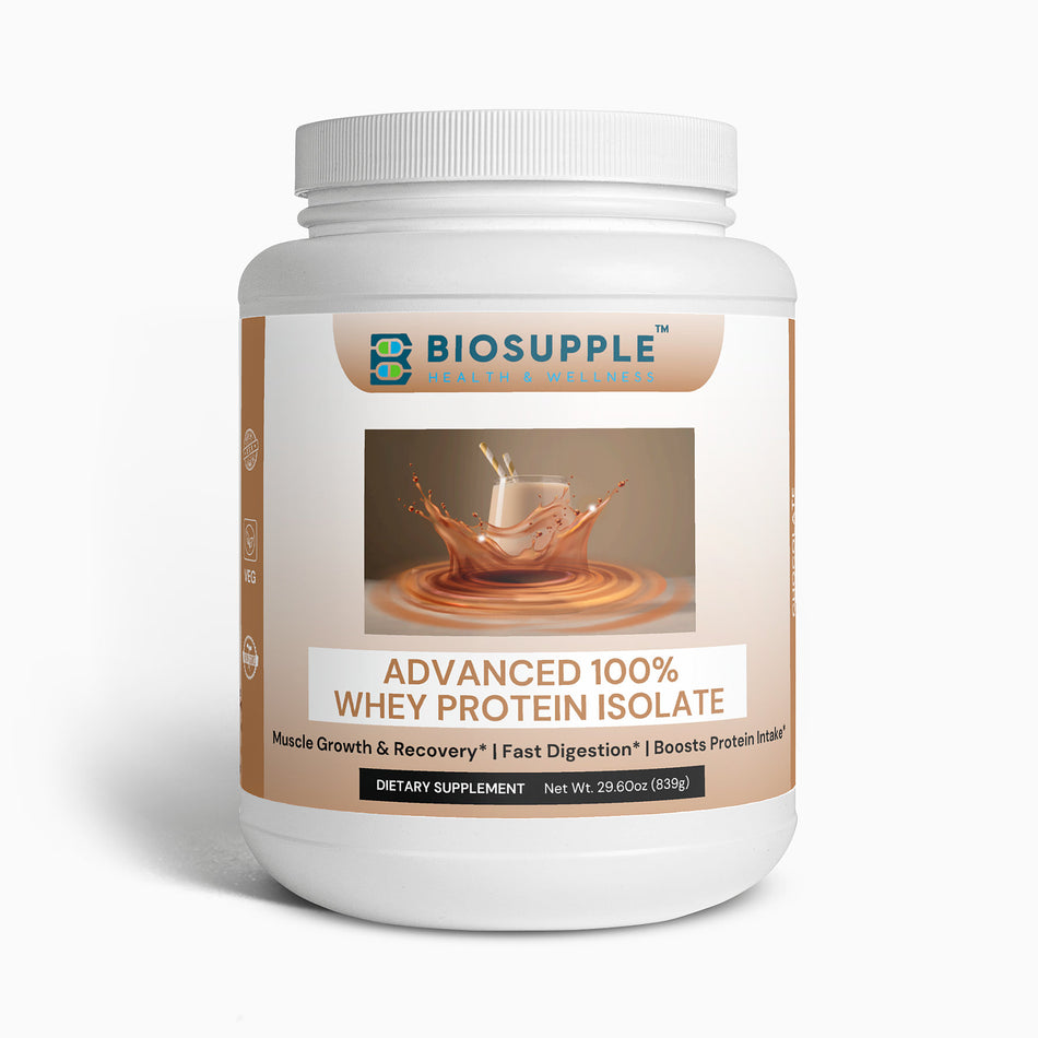 Advanced 100% Whey Protein Isolate (Chocolate), Biosupple USA