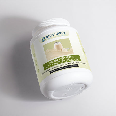 Advanced 100% Whey Protein Isolate (Vanilla), Biosupple USA