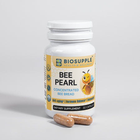 Bee Pearl Concentrated Bee Bread, Anti-aging, Hormone Balance, Immunity, Energy Levels, Biosupple USA