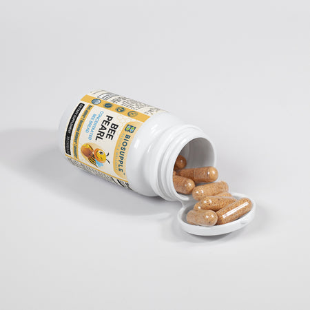 Bee Pearl Concentrated Bee Bread, Anti-aging, Hormone Balance, Immunity, Energy Levels, Biosupple USA