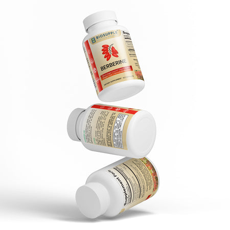 berberine mushroom dietary supplement, blood sugar control, Heart Health, Weight Loss, Glucose Metabolism, Biosupple, USA