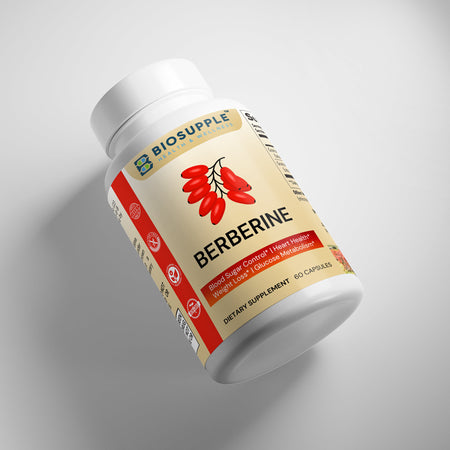 berberine mushroom dietary supplement, blood sugar control, Heart Health, Weight Loss, Glucose Metabolism, Biosupple, USA