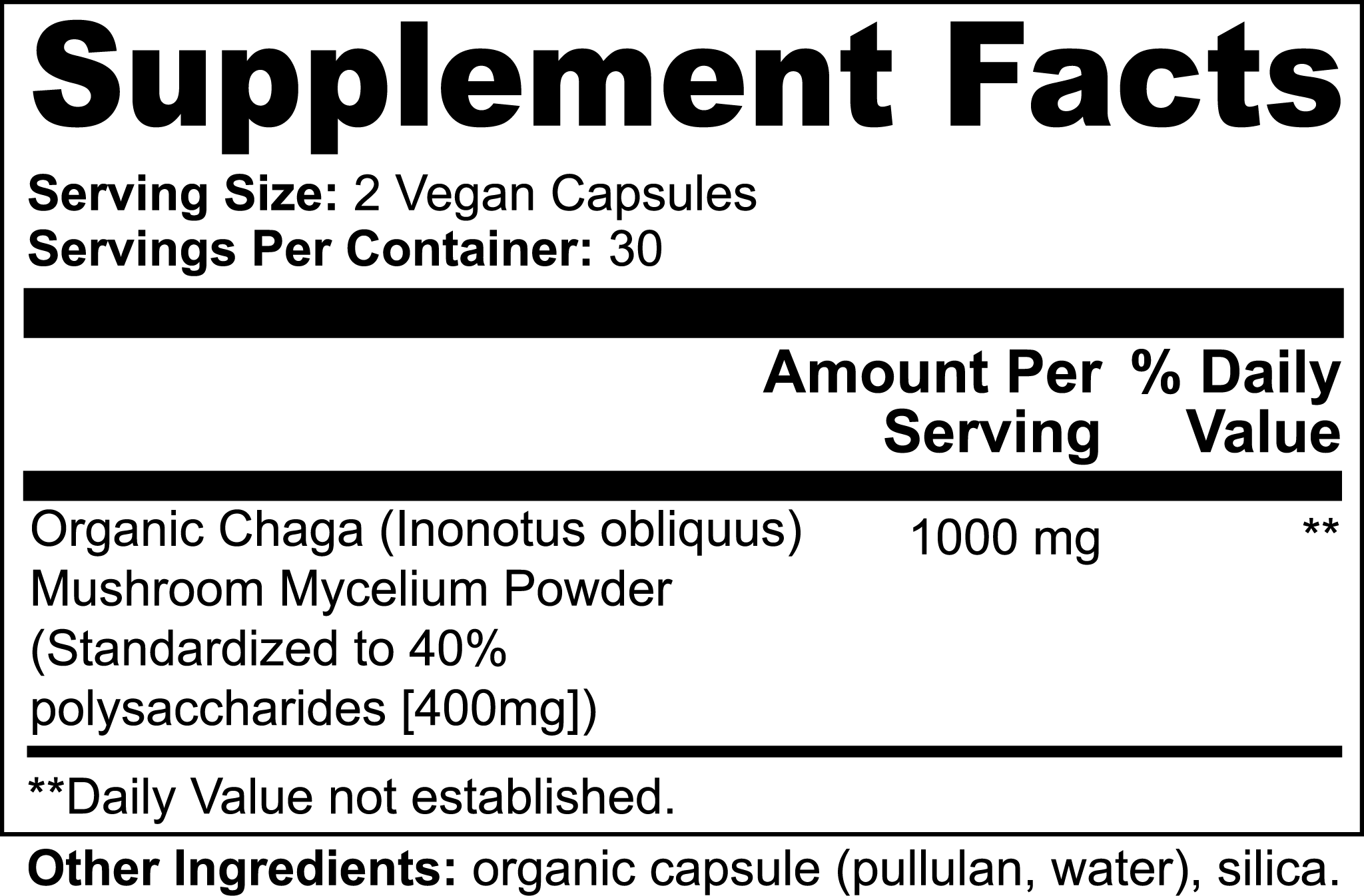 chaga mushroom dietary supplement, antioxidant, immunity, cholesterol, bp control, Biosupple, USA