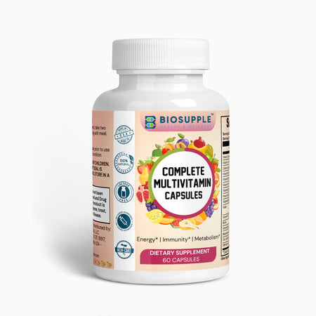 Complete Multivitamins Capsules, Energy, Immunity, Metabolism, Biosupple USA