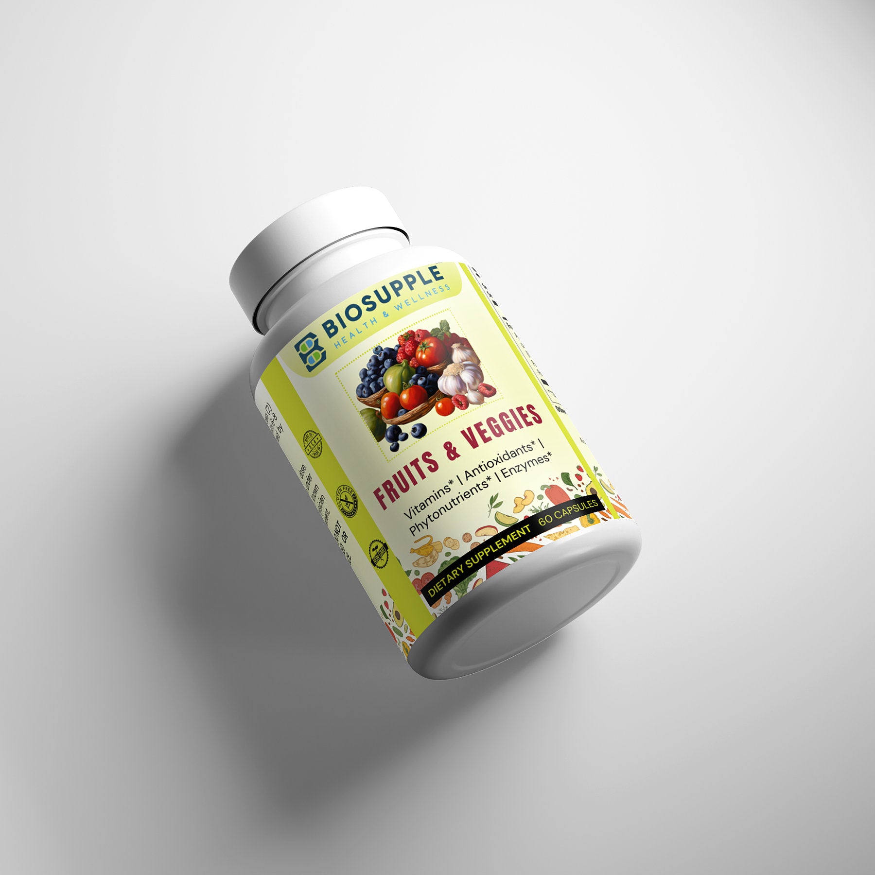 Vitamins, Antioxidants, Phytonutrients, Enzymes, digestive health, cardiovascular health, cellular health, complete multivitamin for men & women, Biosupple USA