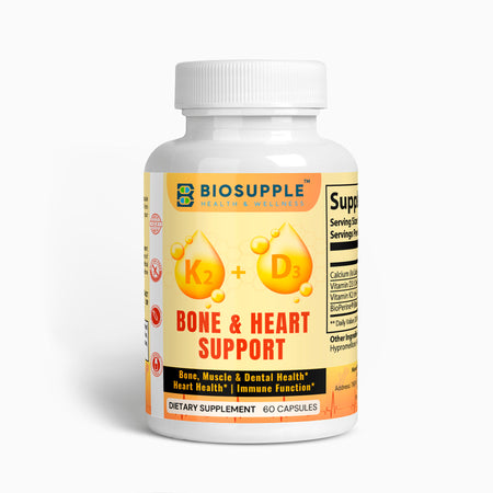 K2 + D3 Bone, Muscle & Dental, and Heart Health. Immune Function, Biosupple USA