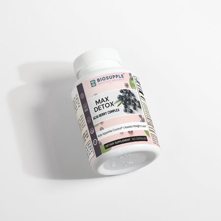 mat detox acai berry complex dietary supplement, appetite control, weight loss, Biosupple, USA