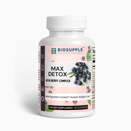 mat detox acai berry complex dietary supplement, appetite control, weight loss, Biosupple, USA