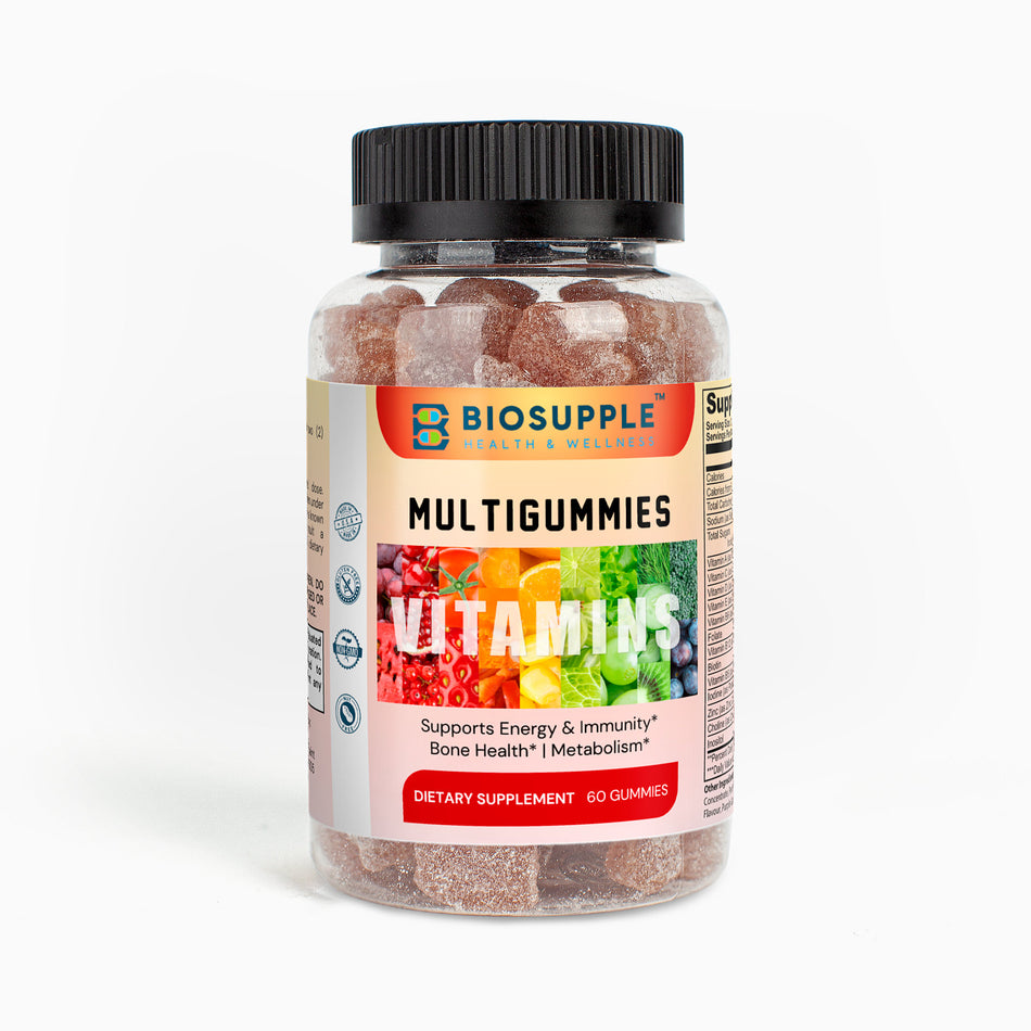 Multivitamin Gummies (adult), Supports Energy and Immunity, Bone Health, Metabolism, Enhanced Memory, Cardiovascular Health, Biosupple USA
