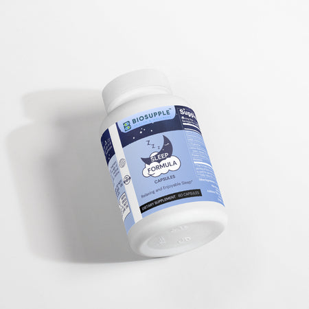 sleep formula dietary supplement, relaxing and enjoyable sleep, Biosupple, USA