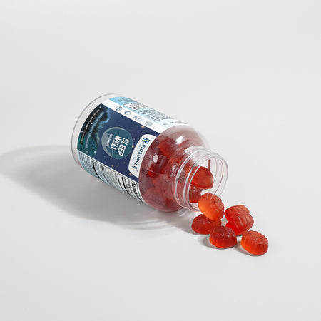 sleep well gummies dietary supplement, improved sleep, relaxation, Biosupple, USA