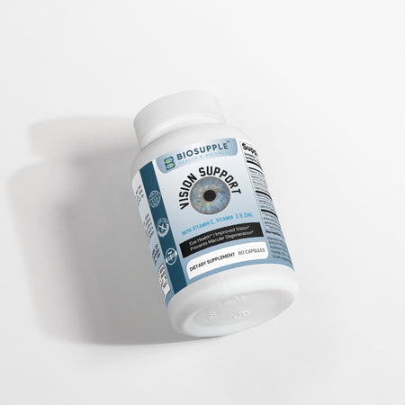 Vision Support wuth Vitamin C, Vitamin E and Zinc, Eye Health, Improved Vision, Prevents Macular Degeneration, Biosupple USA